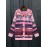 Women's Hooded Sweater - Pink, Loose Fit Long Sweater Coat with Side Pockets, Fall Winter Hooded Sweater for Everyday & Formal Outfits