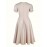 Crew Neck Big Swing With Pocket Essential Dress, Elegant Puff Sleeve Dress For Spring & Summer, Women's Clothing