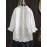 Plus Size, Women's Plus Size Elegant Blouse - Loose Fit Button-Front Placket Shirt with Red Accents, Breathable Semi-Sheer Top for Formal & Everyday Outfits - Machine Washable Non-Stretch Elegant Blouse