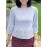 [Floral Plus Size Blouse] ZANZEA Women's Plus Size Mustard-Yellow & Green Floral Print Blouse - Lightweight 3/4 Sleeve, Collar, Short Sleeve-like Fit (No Bulk), Machine Washable - Elegant Casual & Professional Tops for Vacation, Office, Wedding