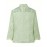 [Wedding & Party] Plus Size, ZANZEA Women's Plus Size Elegant Lace Patchwork Blouse - 3/4 Sleeve Wedding & Party Shirt with Front Button Closure, /Korean Inspired A-Line Lightweight Top, Machine Washable Golden Lace Jacket-like Blouse for Year-Round