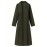 Women'S Plus Size Long Trench Coat - Casual Lapel Collar, Solid Color, Non-Stretch Fabric, Ideal for Spring/Fall, Winter Outerwear|Casual Style|Nonstretch Material